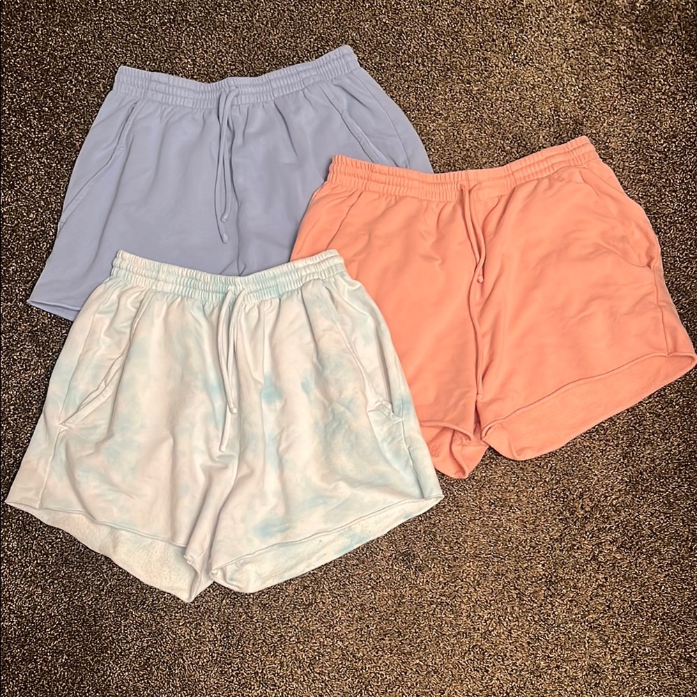 Skatie Sweat Shorts- Blue, Pink, Tie-Dye